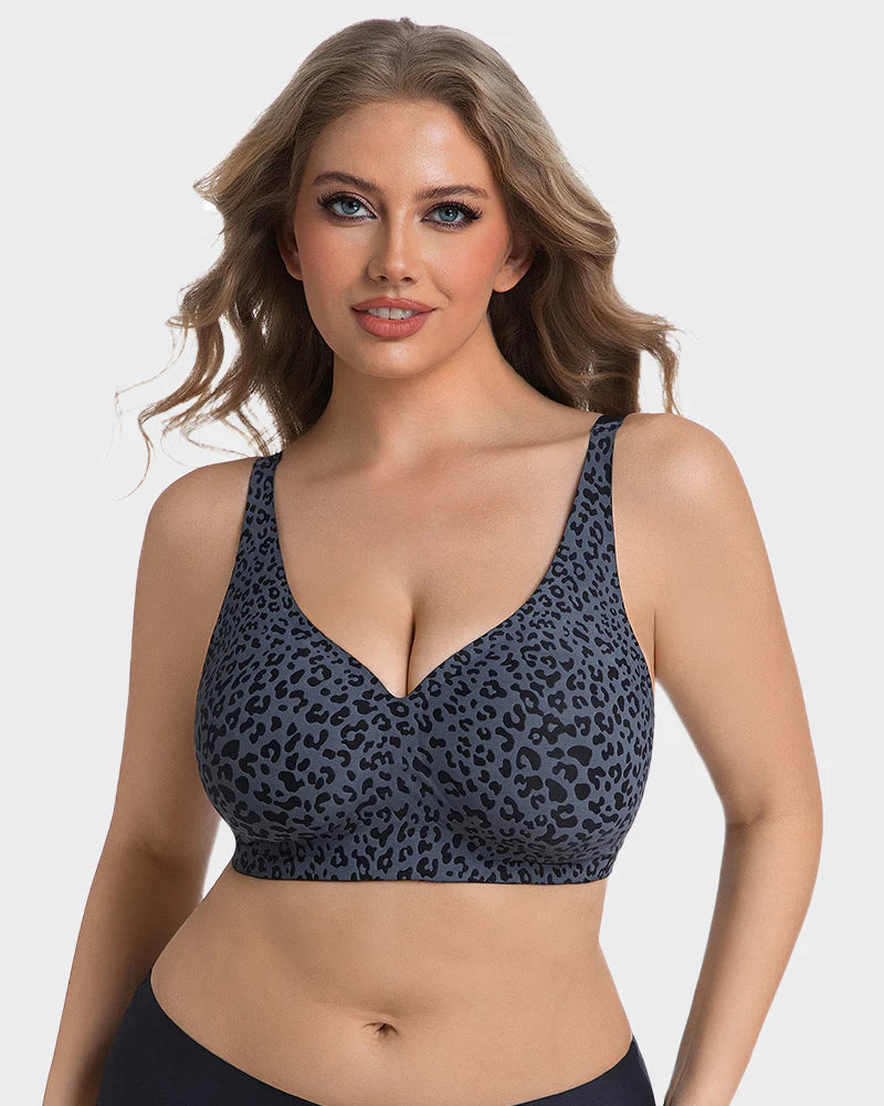 Seamless Deep V Push-Up Wireless Bra 3.0