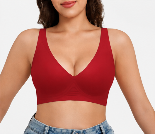 Seamless Deep V Push-Up Wireless Bra 3.0