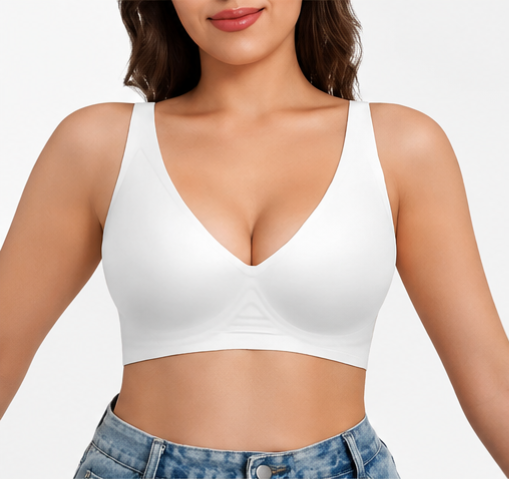 Seamless Deep V Push-Up Wireless Bra 3.0